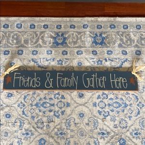 Friends and family gather here Wall art